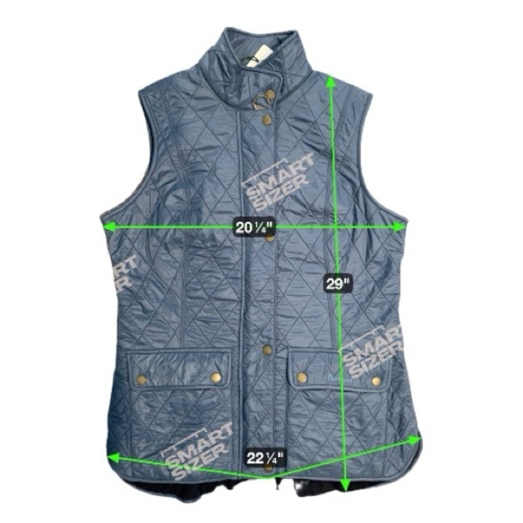 Barbour Wray Quilted Gilet Vest – Blue – Size US8 – NWT - Picture 4 of 6